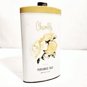 Vintage Chamblay Talc Tin Decor